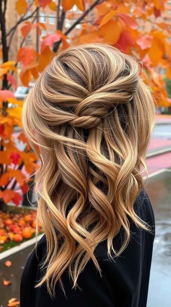 Half Up Half Down Hairstyles for Easy Romantic Looks