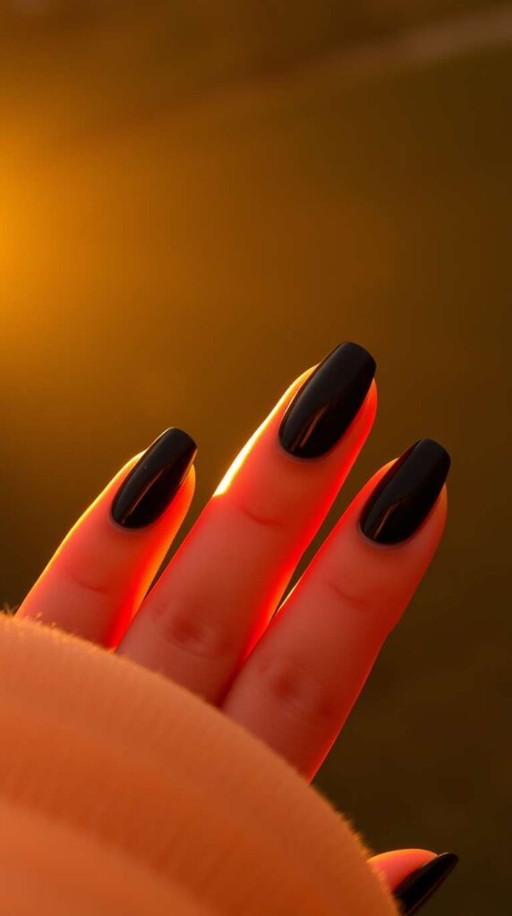 10+ Black Nail Designs To Make A Bold Statement This Winter Season