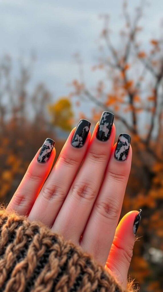 10+ Black Nail Designs To Make A Bold Statement This Winter Season