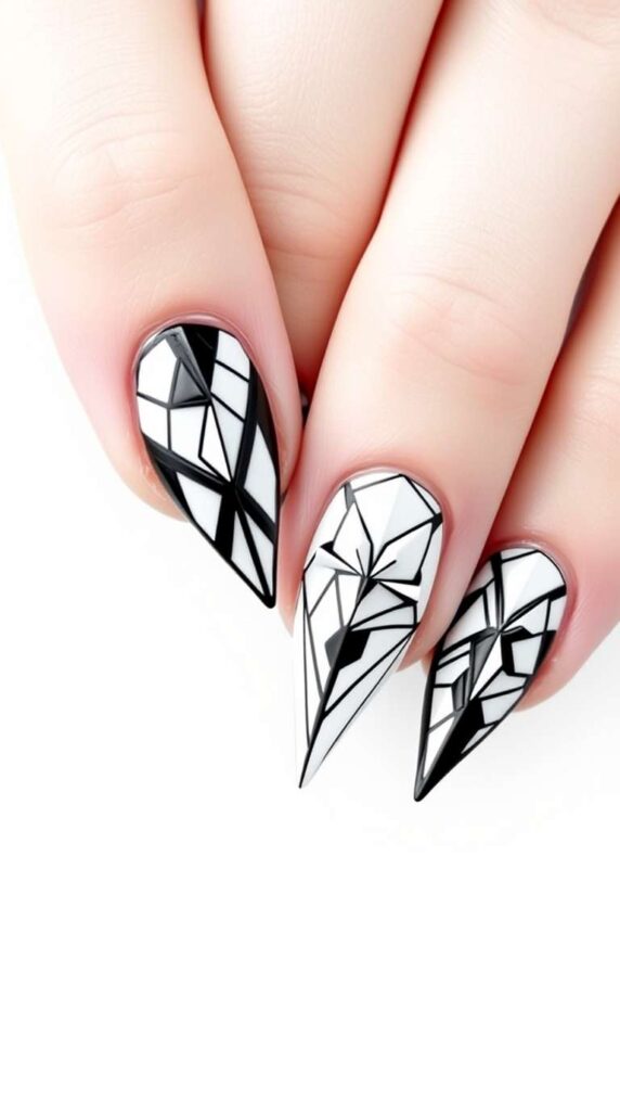 10+ Black Nail Designs To Make A Bold Statement This Winter Season