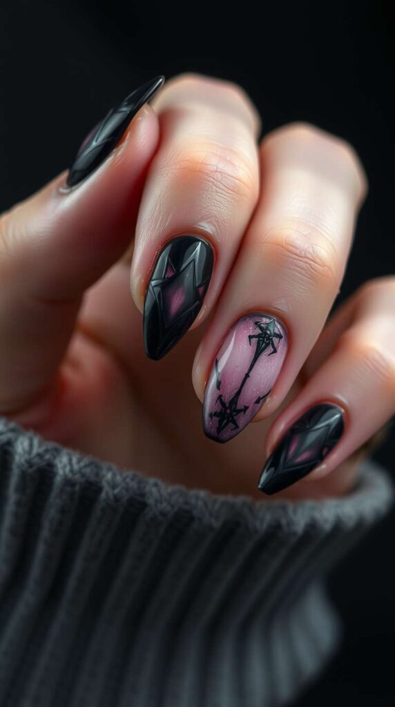 Black Nail Design Trends for 2025