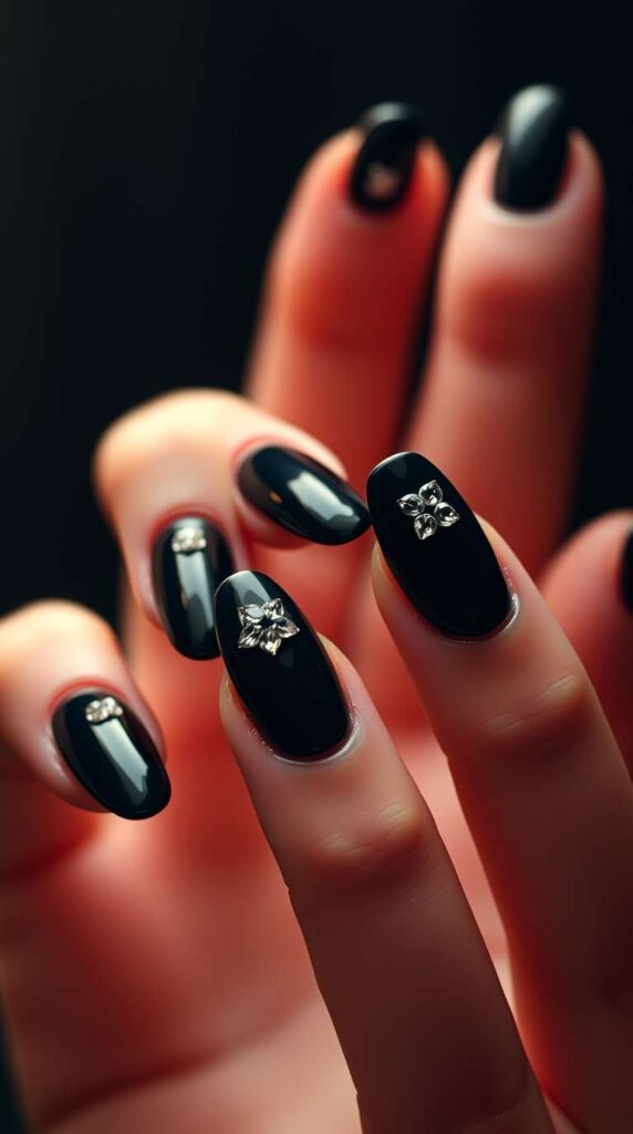 10+ Black Nail Designs To Make A Bold Statement This Winter Season