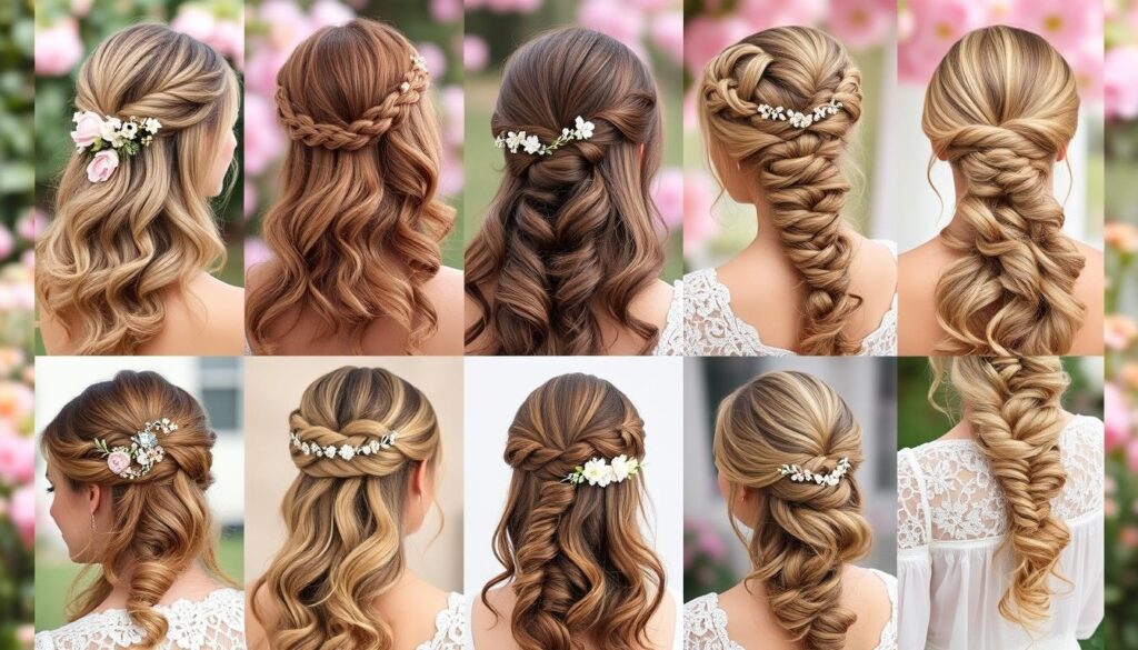 half up half down hairstyles