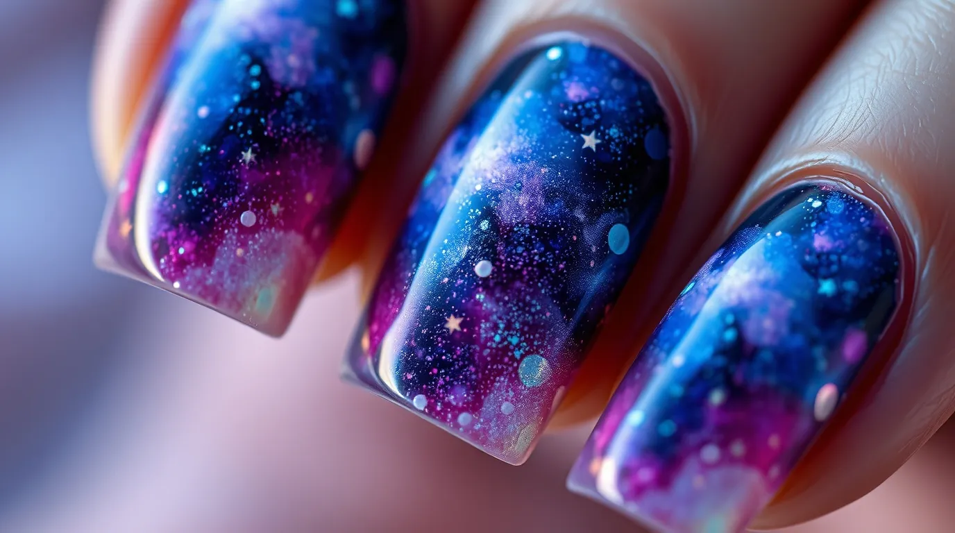 10 Stunning Galaxy Nail Art Ideas That Are Totally Cosmic