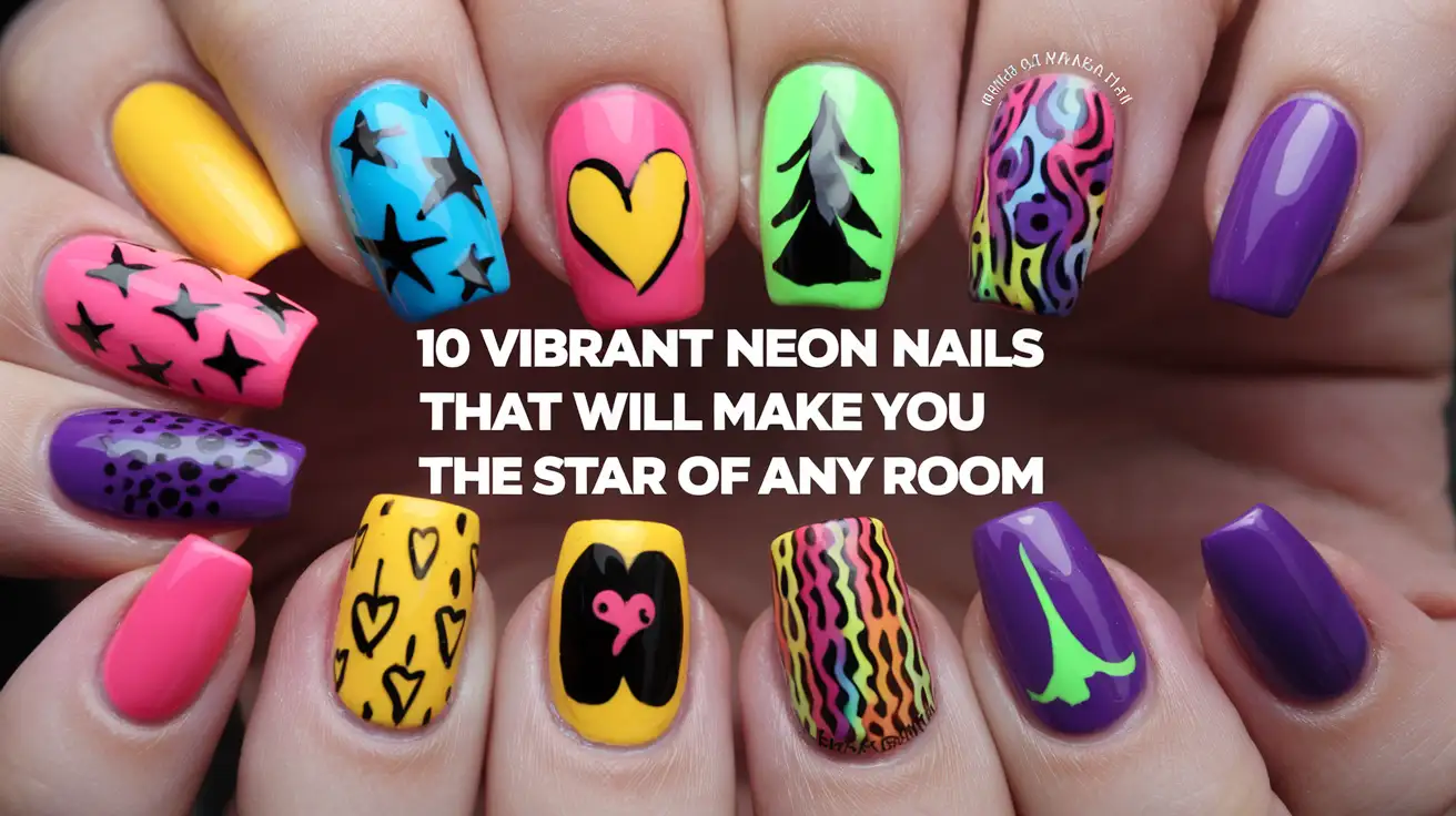 10 Vibrant Neon Nails That Will Make You the Star of Any Room